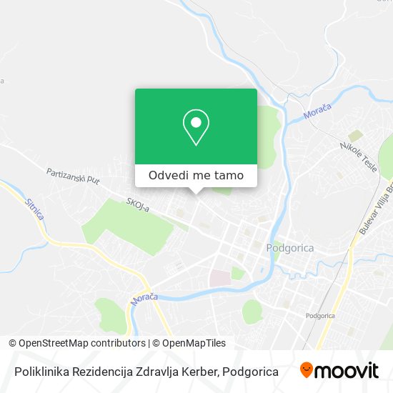 Poliklinika Rezidencija Zdravlja Kerber mapa