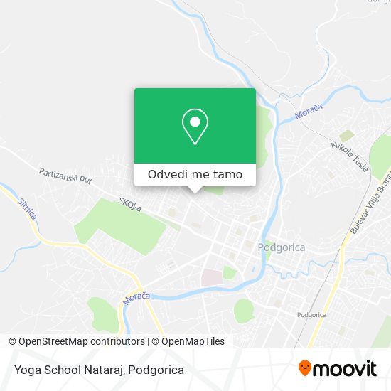 Yoga School Nataraj mapa