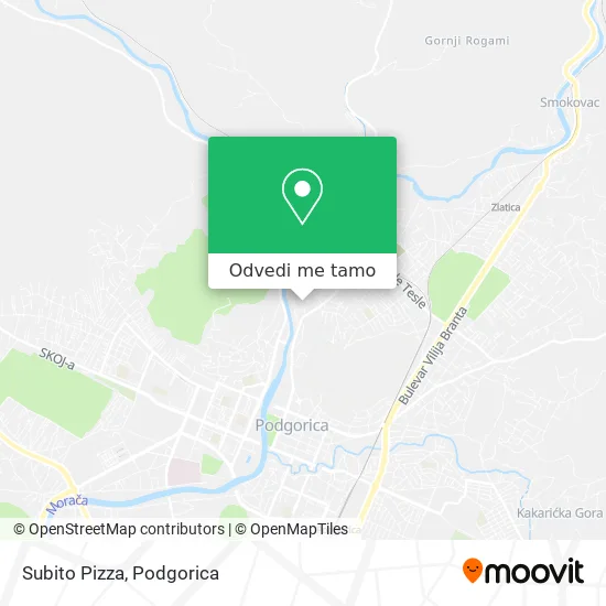 Subito Pizza mapa