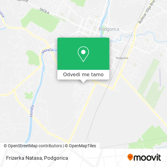 Frizerka Natasa mapa