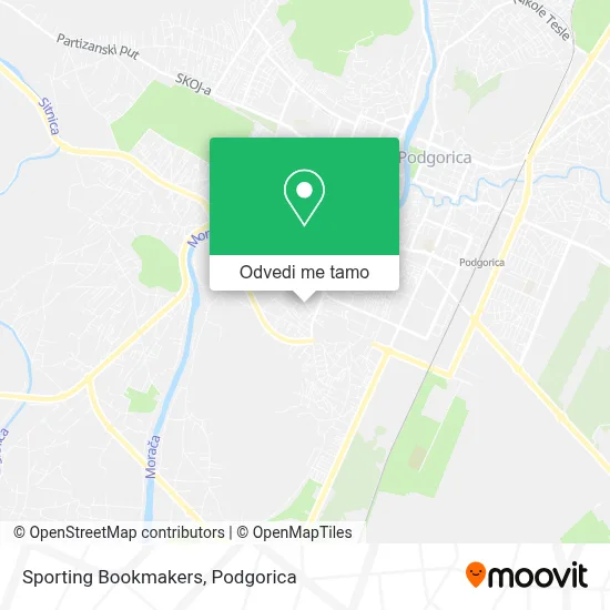 Sporting Bookmakers mapa