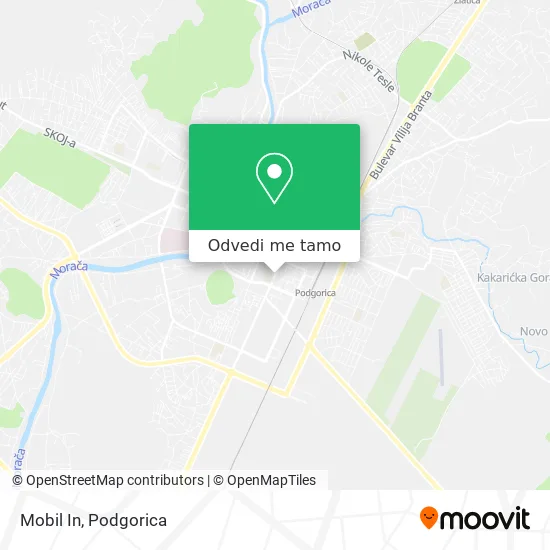 Mobil In mapa