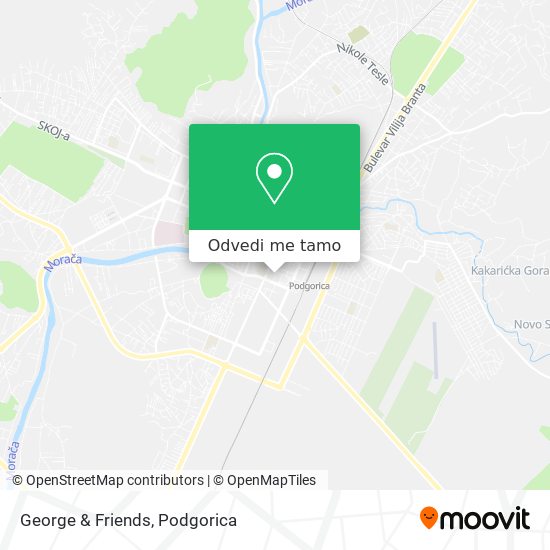 George & Friends mapa