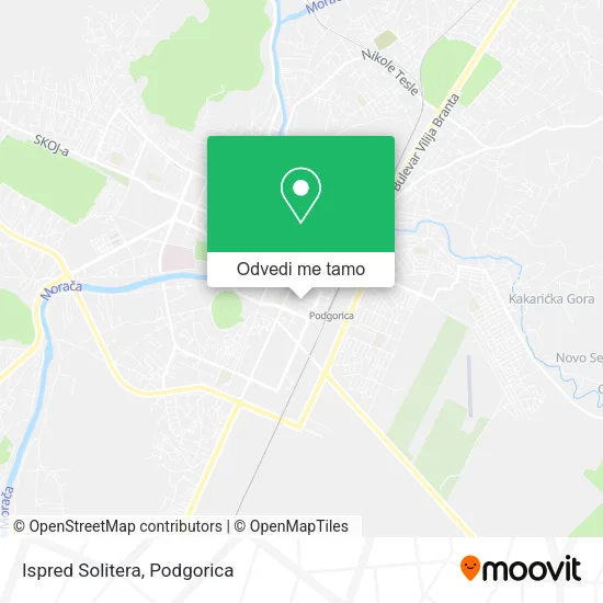 Ispred Solitera mapa