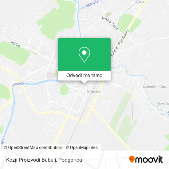 Kozji Proizvodi Bubulj mapa