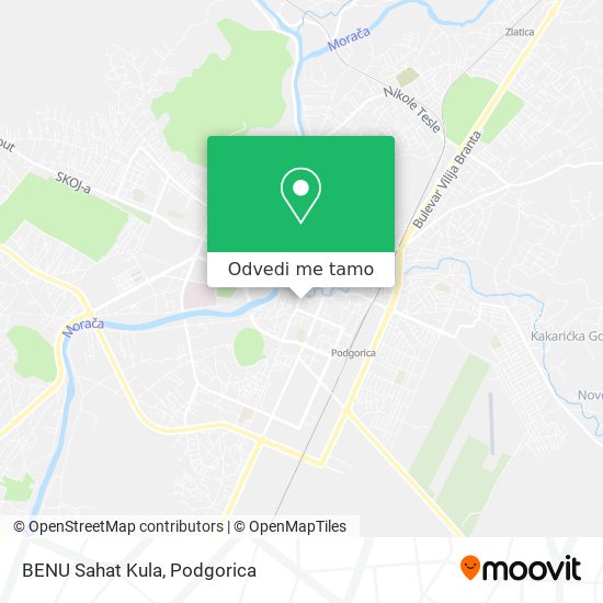 BENU Sahat Kula mapa