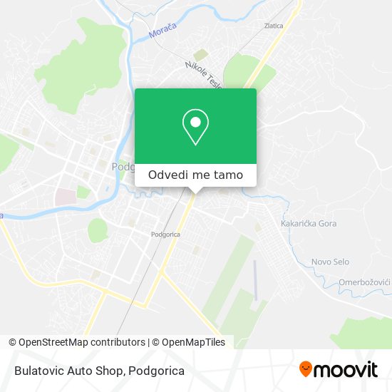 Bulatovic Auto Shop mapa