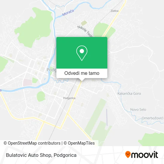 Bulatovic Auto Shop mapa