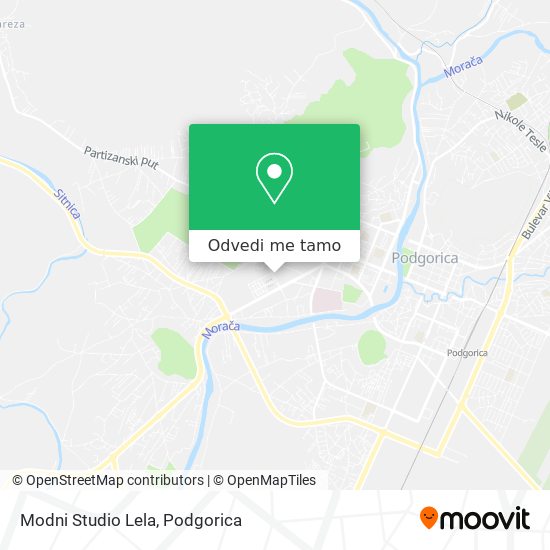 Modni Studio Lela mapa