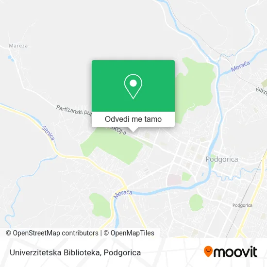 Univerzitetska Biblioteka mapa