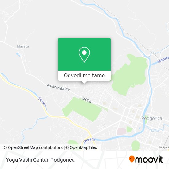 Yoga Vashi Centar mapa