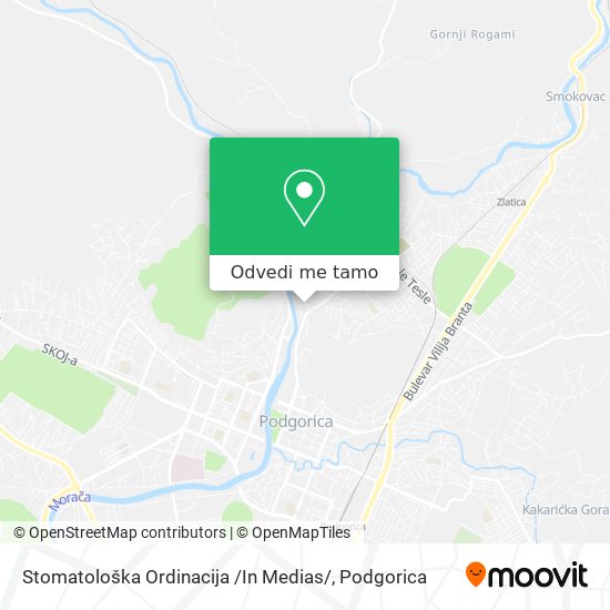 Stomatološka Ordinacija /In Medias/ mapa