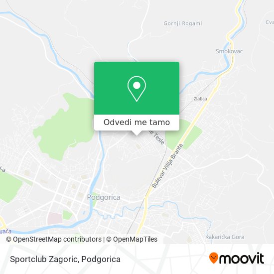 Sportclub Zagoric mapa