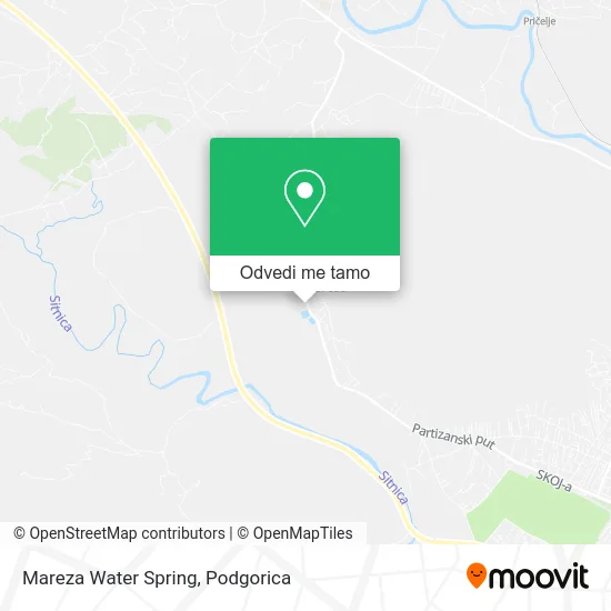 Mareza Water Spring mapa
