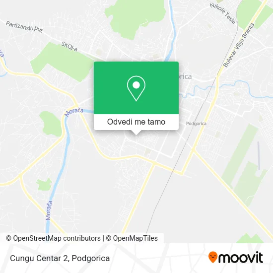 Cungu Centar 2 mapa