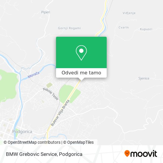 BMW Grebovic Service mapa