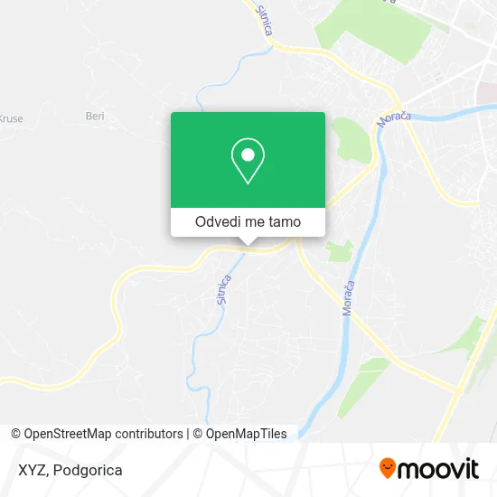 XYZ mapa