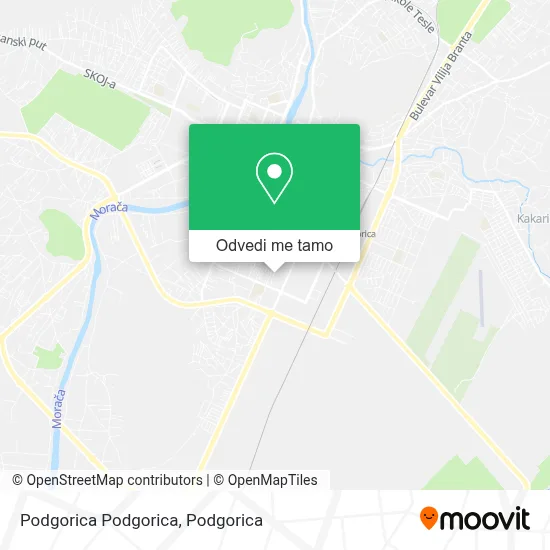 Podgorica Podgorica mapa