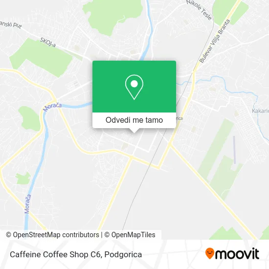 Caffeine Coffee Shop C6 mapa