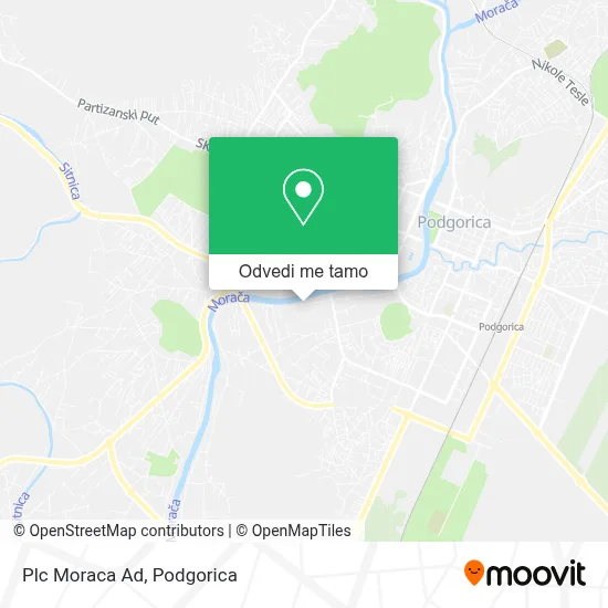 Plc Moraca Ad mapa