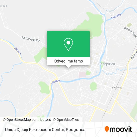 Uniqa Djeciji Rekreacioni Centar mapa