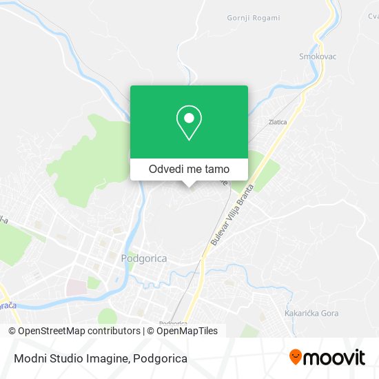 Modni Studio Imagine mapa