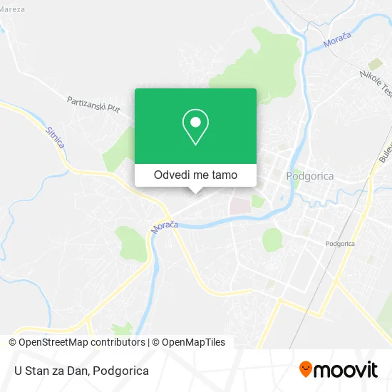 U Stan za Dan mapa