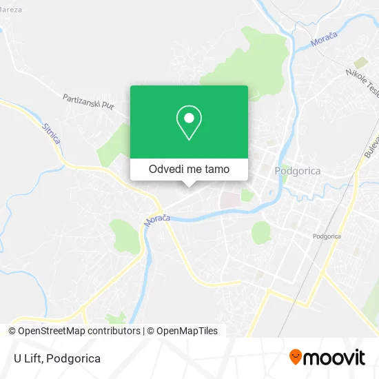 U Lift mapa