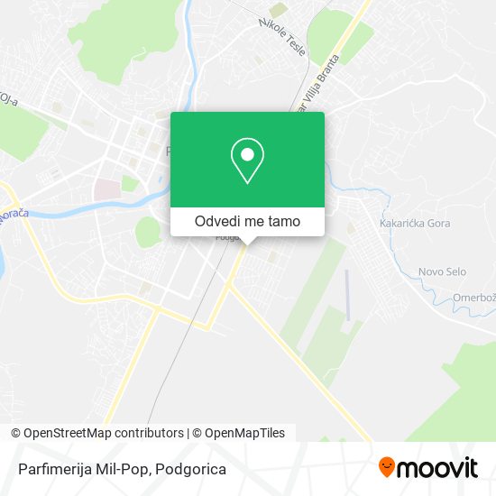 Parfimerija Mil-Pop mapa