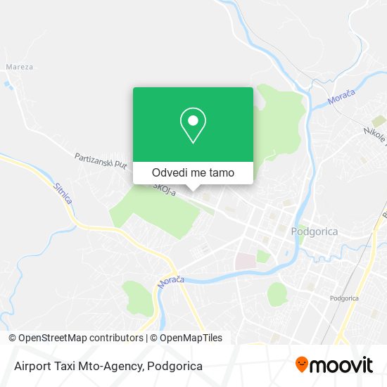 Airport Taxi Mto-Agency mapa