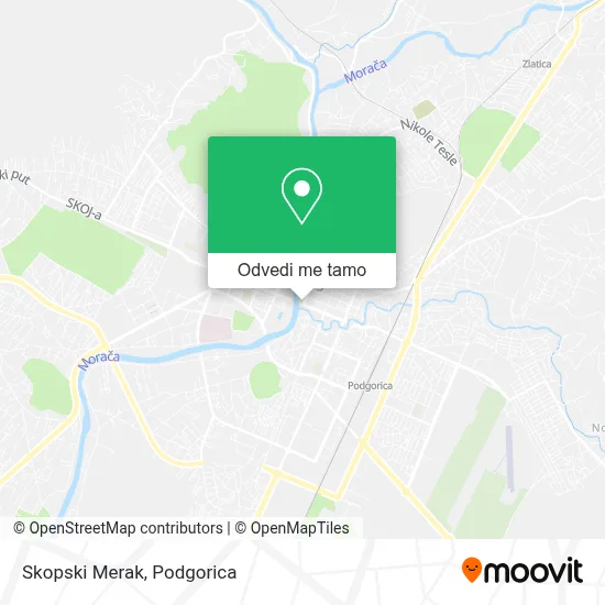 Skopski Merak mapa