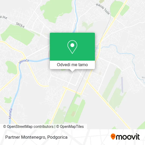 Partner Montenegro mapa