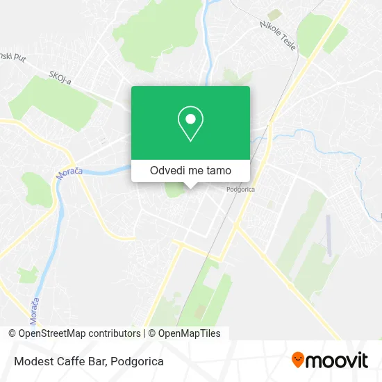 Modest Caffe Bar mapa