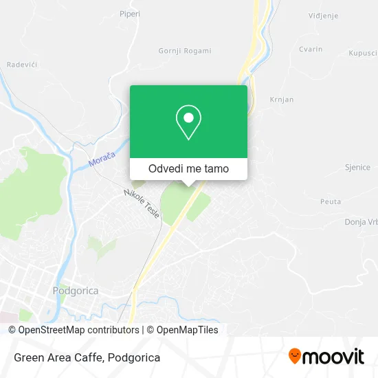 Green Area Caffe mapa