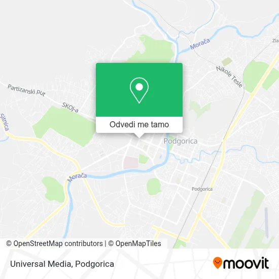 Universal Media mapa