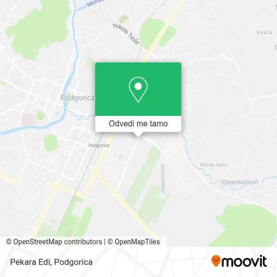 Pekara Edi mapa