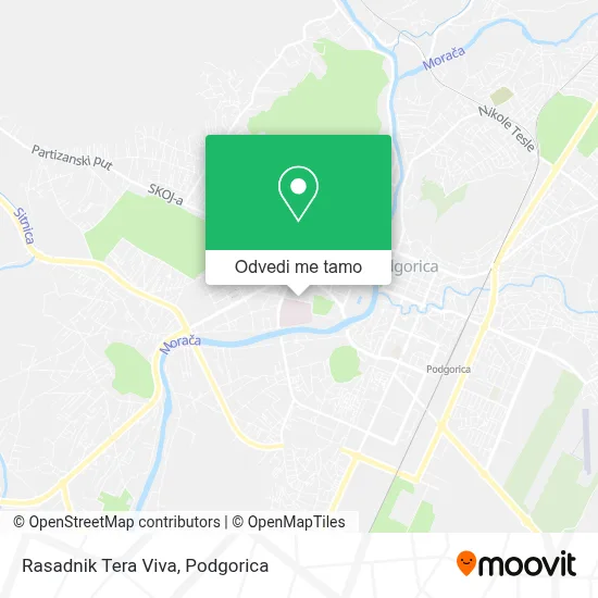 Rasadnik Tera Viva mapa