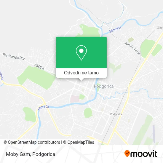 Moby Gsm mapa