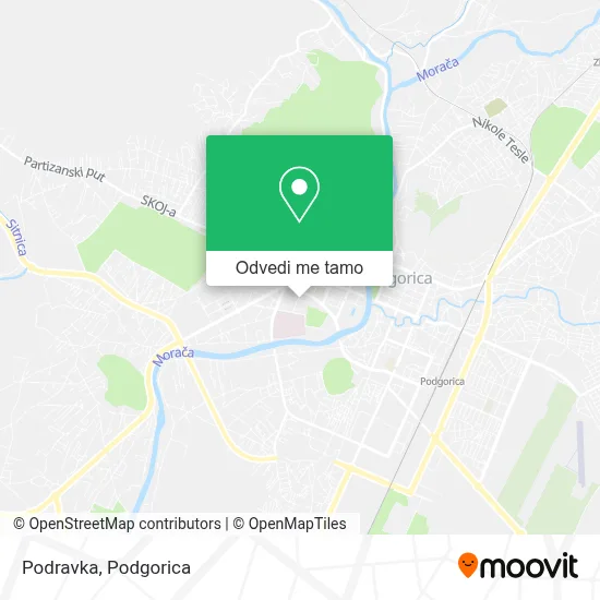 Podravka mapa