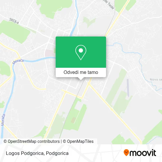 Logos Podgorica mapa