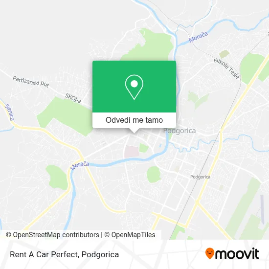 Rent A Car Perfect mapa