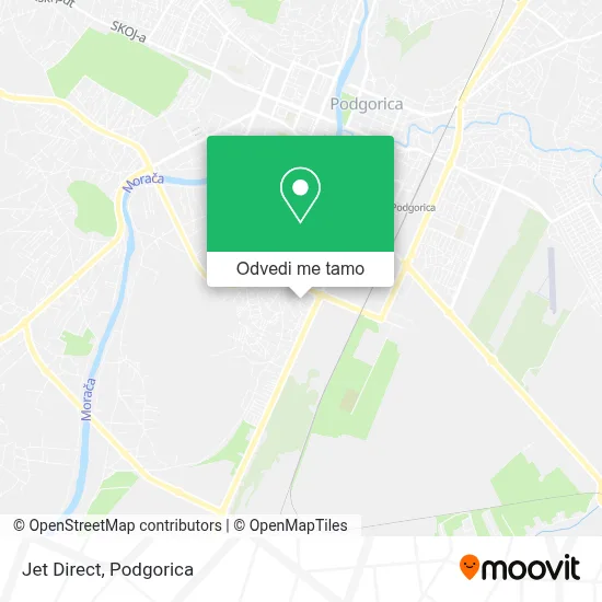 Jet Direct mapa