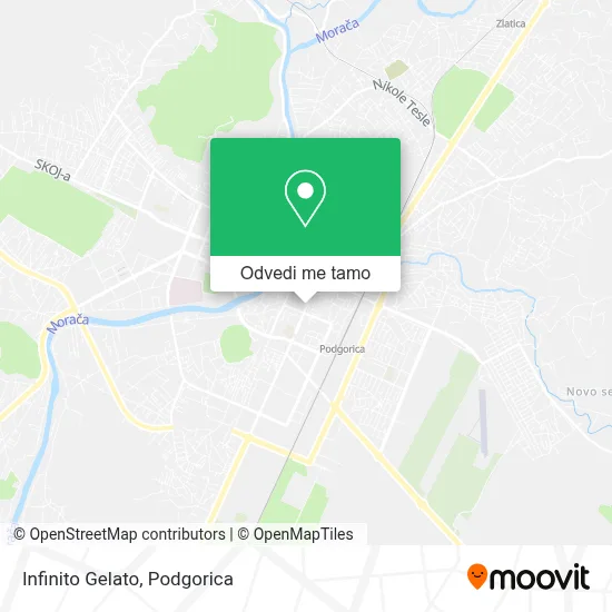 Infinito Gelato mapa
