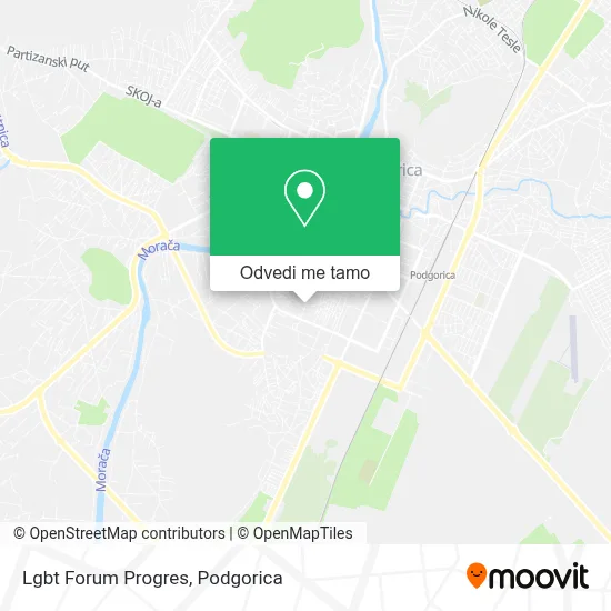 Lgbt Forum Progres mapa