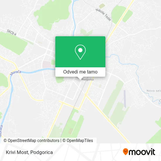 Krivi Most mapa