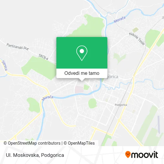 Ul. Moskovska mapa