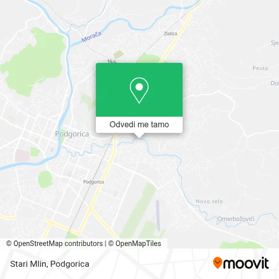 Stari Mlin mapa