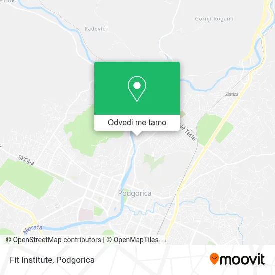 Fit Institute mapa