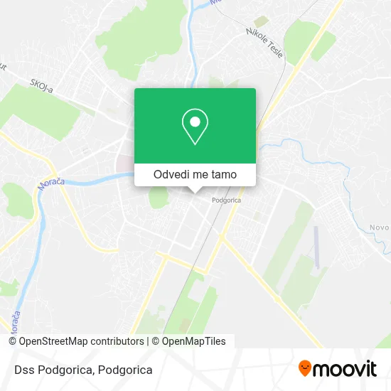 Dss Podgorica mapa