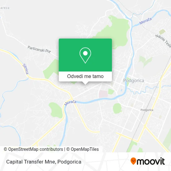 Capital Transfer Mne mapa